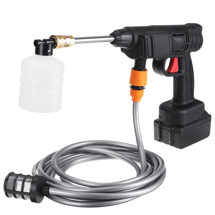 Aparat de Spalat cu Presiune cu 2 Acumulatori 48V, 8L/min, 30 bari, Trusa depozitare CADOU [2]