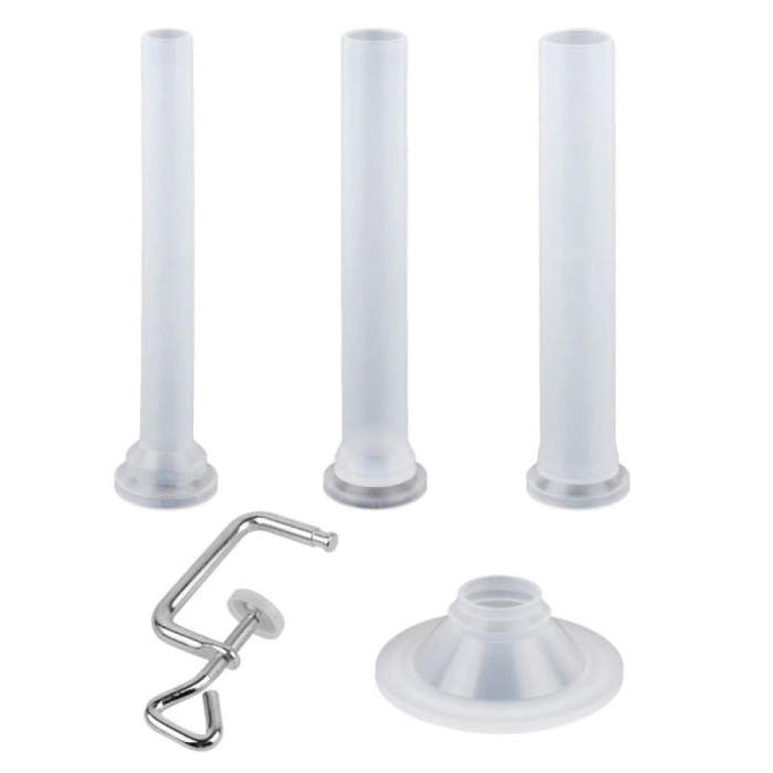 Aparat de umplut carnati 3 kg Capacitate, Orizontal, Inox, 3 Palnii Incluse [5]