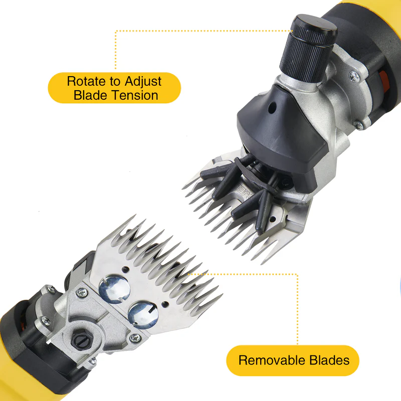 Aparat electric profesional pentru tuns oile, 2000 W, 6 trepte de viteza, 2400 r/min [2]