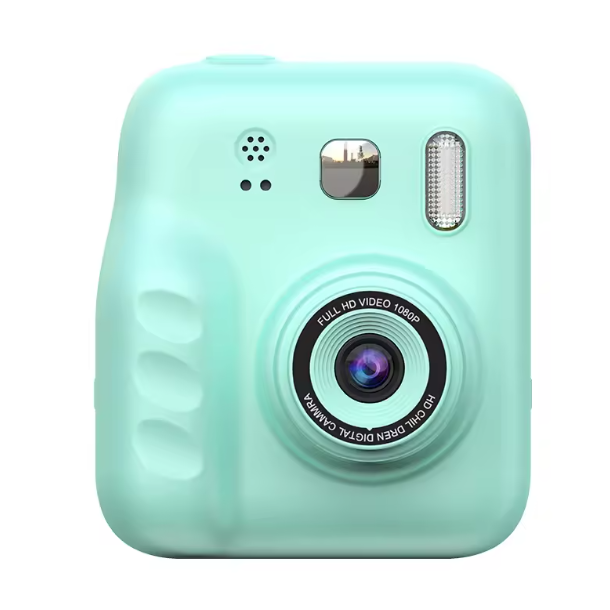 Aparat Foto Digital cu Imprimare Termica pentru copii, display color, 2 Camere, Full HD 1080p, Model Nou [17]