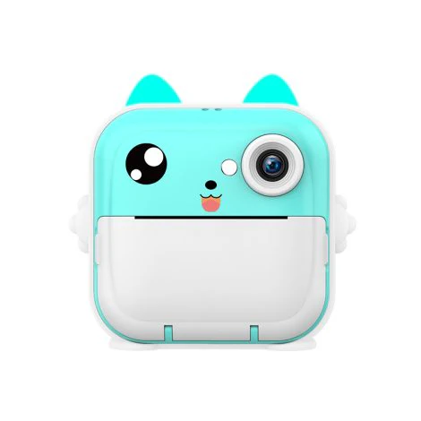 Aparat Foto Digital cu Imprimare Termica pentru copii, display color de 2,4 inch, 1080P Full HD [17]