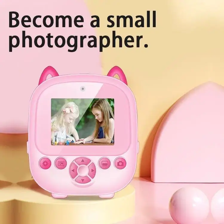 Aparat foto digital pentru copii cu 2 Camere - Spate si Frontala, Imprimare instantanee [3]