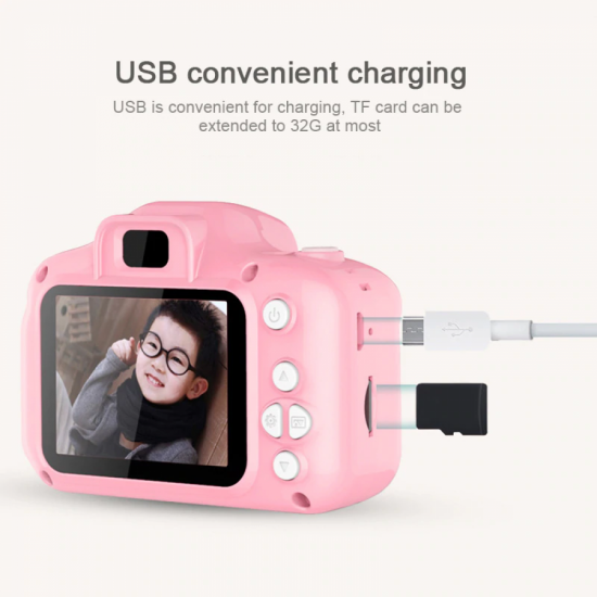 Aparat Foto Digital pentru copii, functie foto/video, carcasa antishock [3]