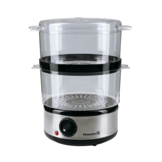 Aparat Gatit cu Aburi, 2 Recipiente de gatit concomitent, putere 400W, capacitate 2.4L, Hausberg HB-1350 [5]