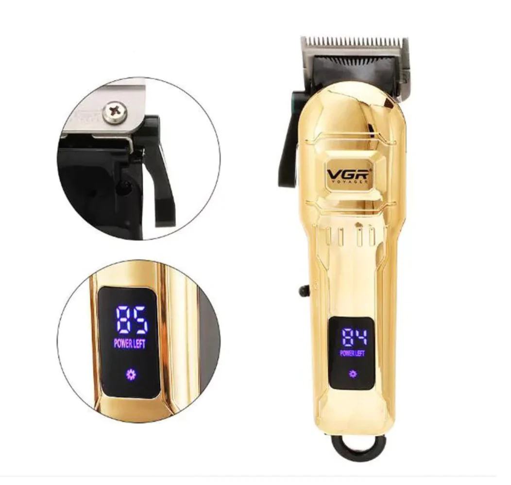 Aparat profesional de tuns par si barba VGR, afisaj baterie, incarcare USB, 10W, VGR V-268 [2]