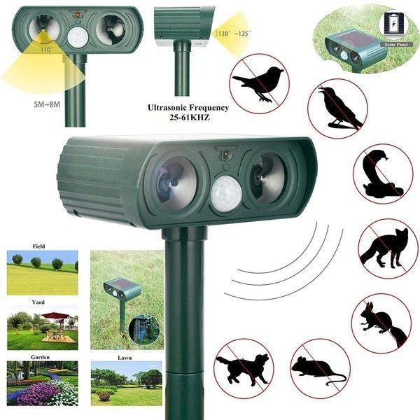 Aparat solar impotriva daunatorilor - cartite, iepuri, soareci, dihori, Solar Animal Repeller [2]