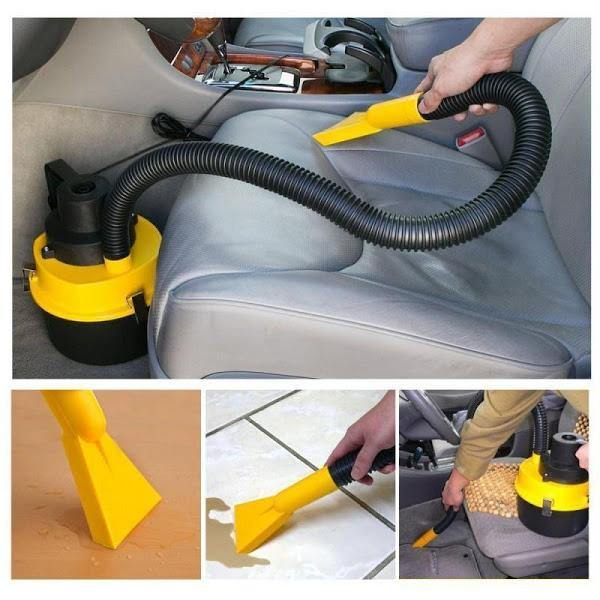 Aspirator auto 12V 100W, pentru aspirare uscata si umeda, alimentare bricheta [3]