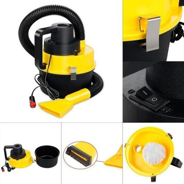 Aspirator auto 12V 100W, pentru aspirare uscata si umeda, alimentare bricheta [2]