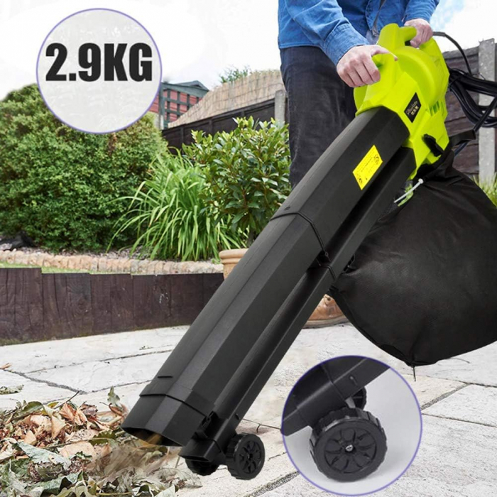 Aspirator/Suflanta de frunze, 3000 W, 270 kmh viteza aer, 13.2 mxmin debit aer, 45L sac colector [4]