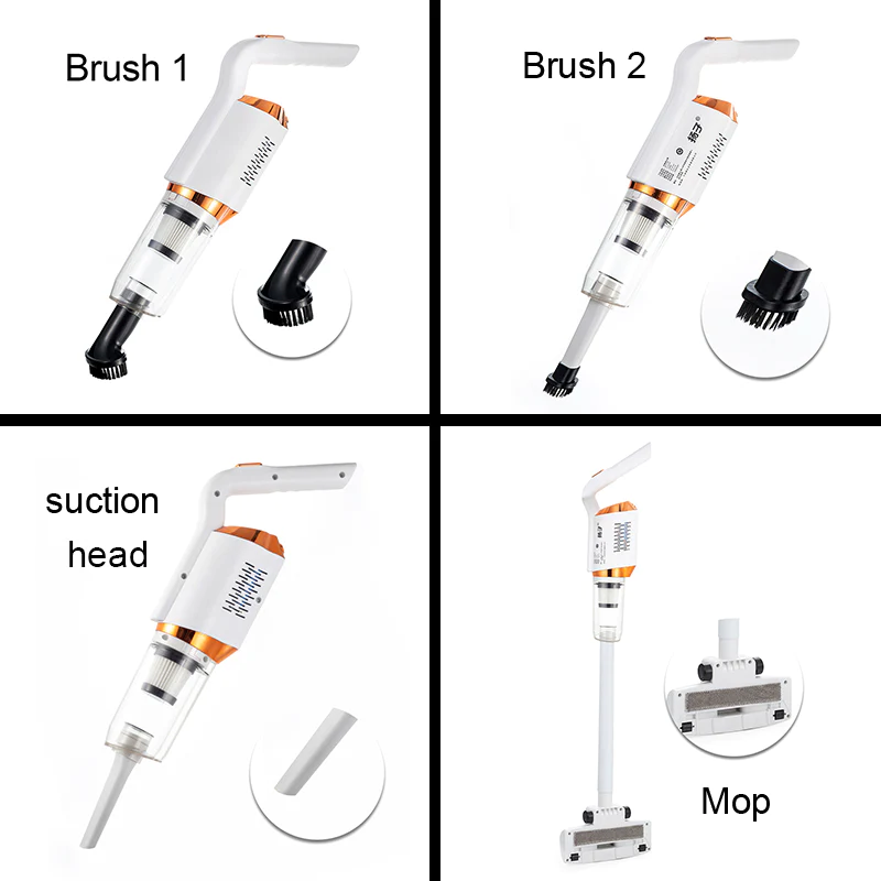 Aspirator vertical portabil cu Acumulatori, 2 in 1, Wireless, Autonomie 40 minute [5]