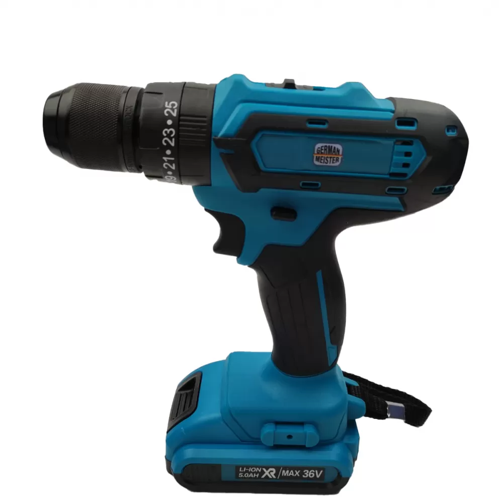 Autofiletanta cu Percutie German Meister, 2 Acumulatori 36V 5 AH + 30 accesorii incluse [5]