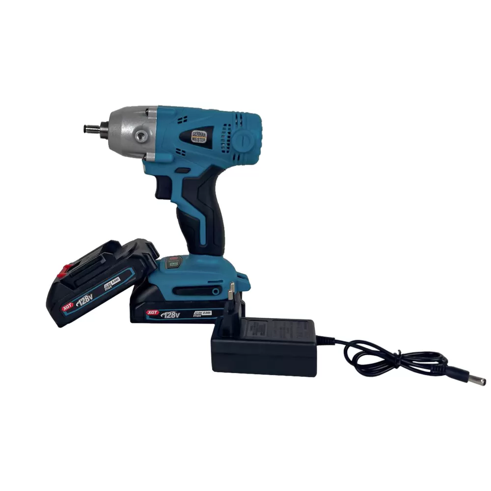 Autofiletanta German Meister, 128V 8Ah, 2 acumulatori albastra + 4 panze de slefuit [2]