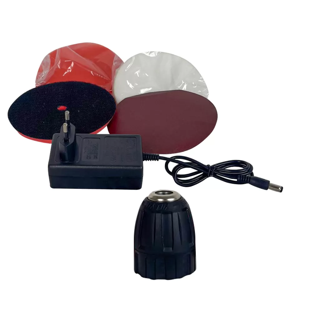 Autofiletanta German Meister, 128V 8Ah, 2 acumulatori albastra + 4 panze de slefuit [4]