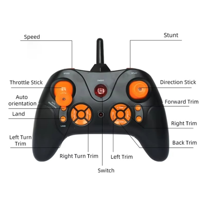 Avion cu telecomanda, Acrobatii 360°, Giroscop, Rezistent la impact, Lumini LED, Thunder Jet X [15]