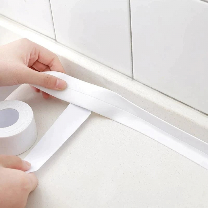 Banda adeziva pentru etansare Plita, WC, Cada, Chiuveta, multifunctionala si impermeabila 3,2 m x 3.5 cm [6]
