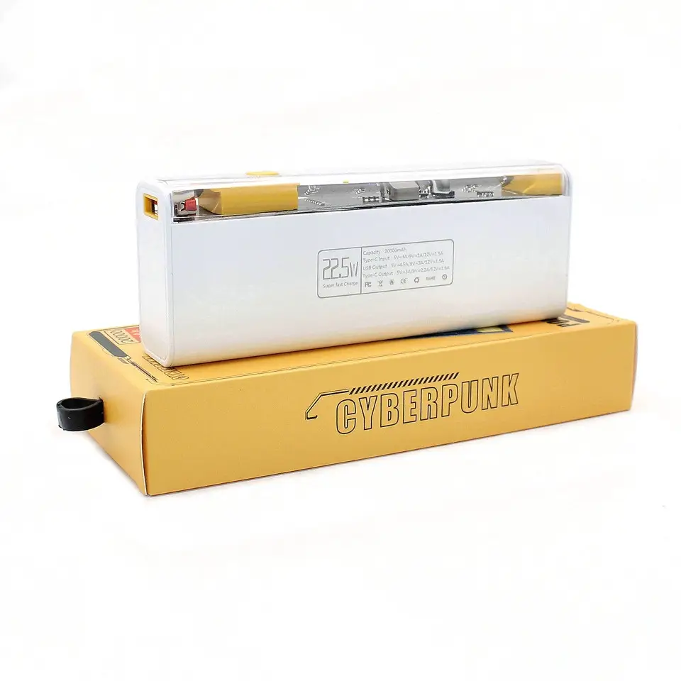 Baterie externa 20000 mAh cu Incarcare rapida, USB Type-C, USB [7]