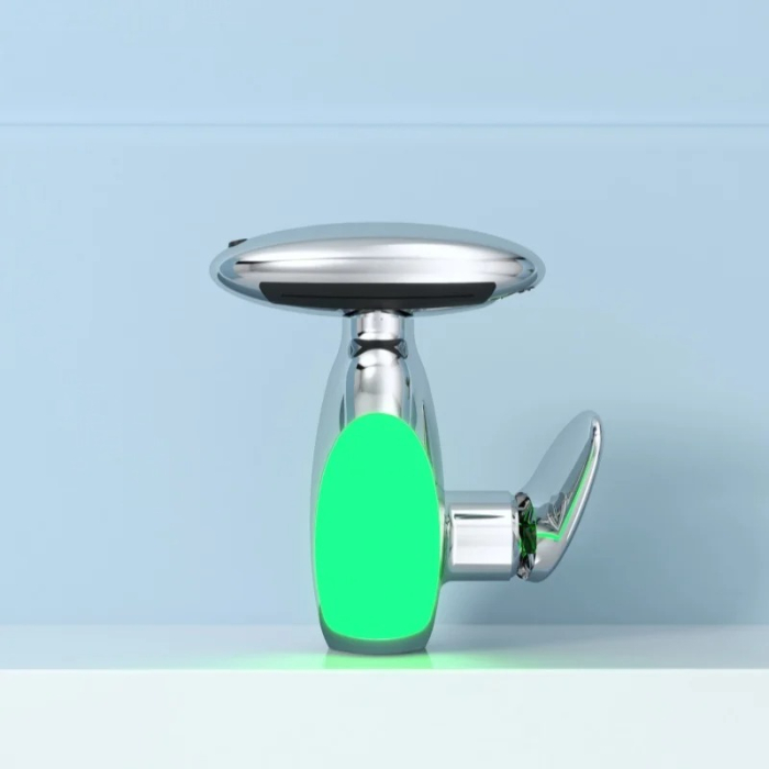 Baterie Lavoar Cu Lumini LED, Cap Extensibil 60 Cm, 4 Moduri De Jet Apa, Alb/Crom [13]