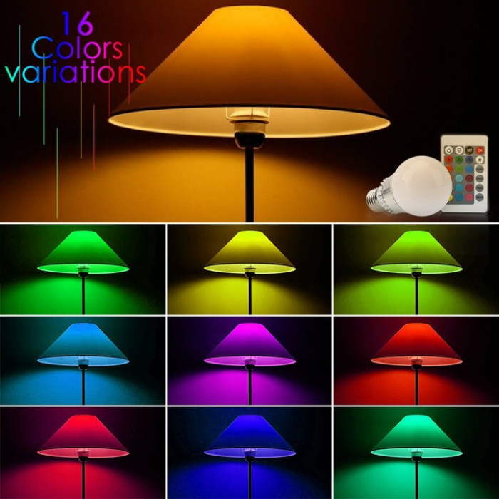 Bec Led RGB, 9W, 1000 LM, Control telefon [2]