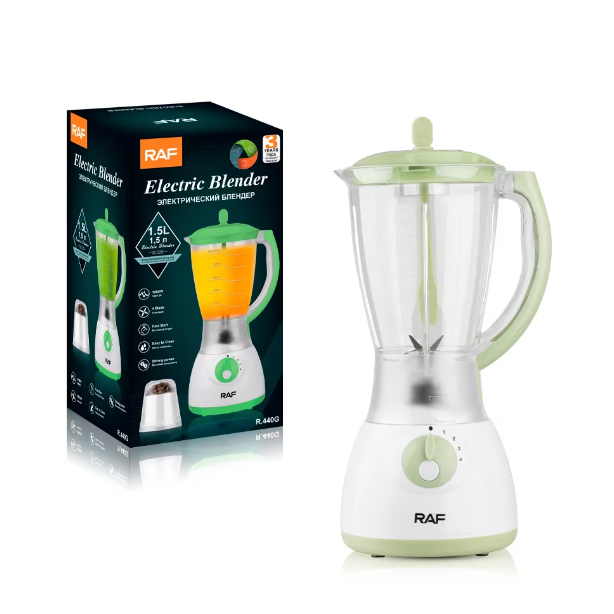 Blender 2 in 1 cu Rasnita inclusa, 4 viteze, 1000W, 1.5L Capacitate [4]