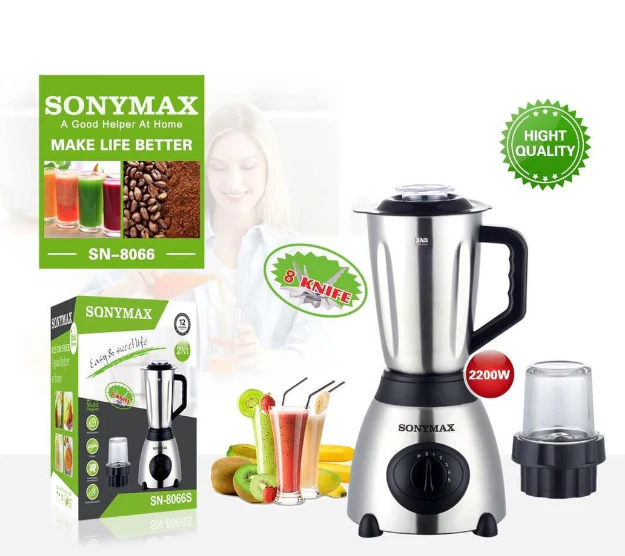 Blender din Inox Jubake, 2in1, 5 viteze, Rasnita Inclusa [2]