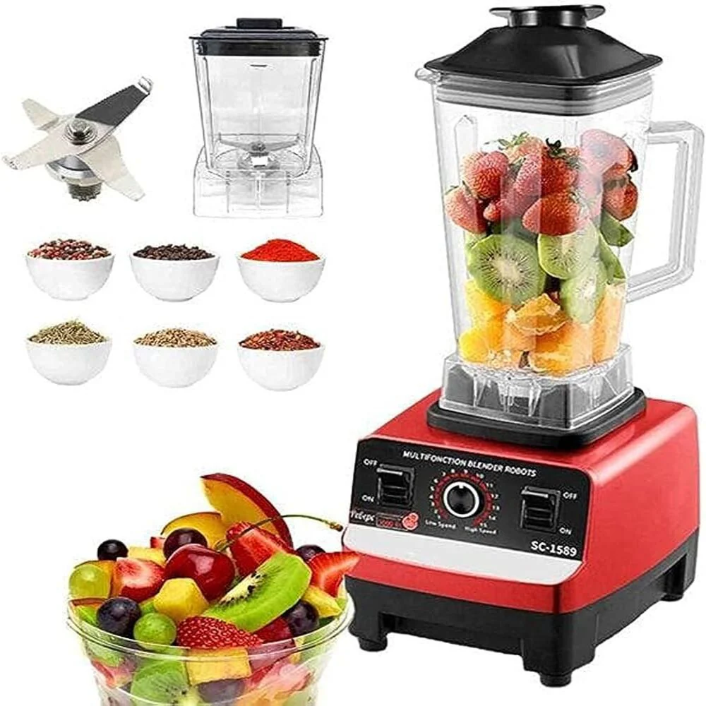 Blender Profesional 800W, 2L capacitate, motor din cupru, 15 viteze [3]