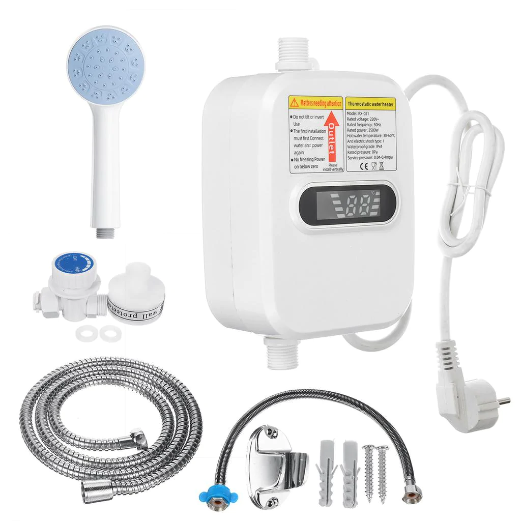 Boiler electric instant pentru apa calda, cu afisaj digital, 3500W [10]