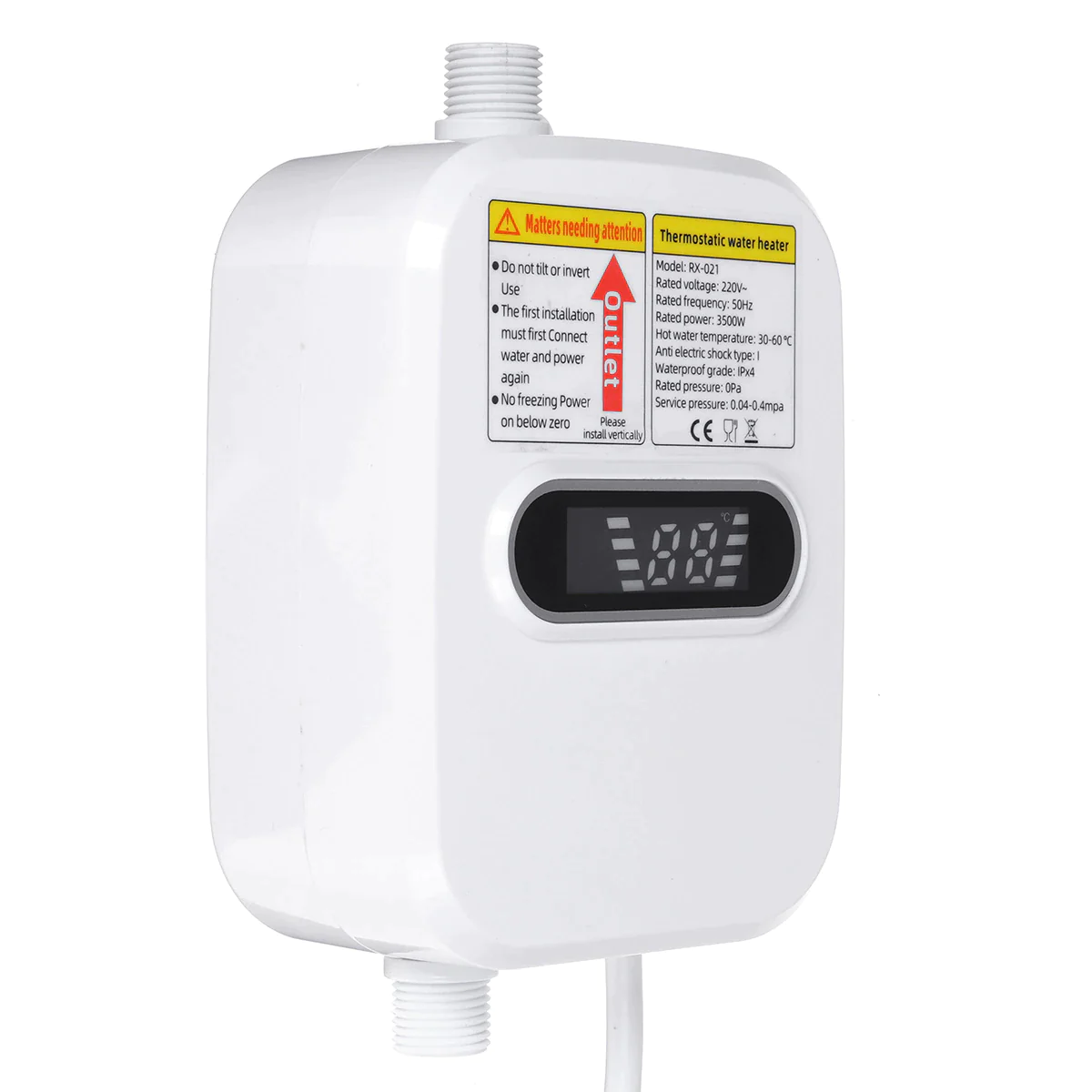 Boiler electric instant pentru apa calda, cu afisaj digital, 3500W [18]