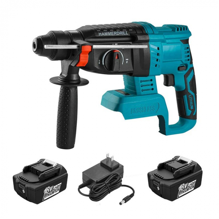 Ciocan Rotopercutor brushless, cu 2 acumulatori 48V, 1850W, 2580 rpm [1]