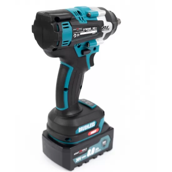 Bormasina de impact si insurubat KraftRoyal XGT Brushless, 2 Acumulatori 36V 10 AH, Trusa transport [3]