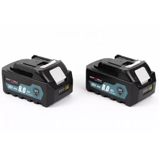 Bormasina de impact si insurubat KraftRoyal XGT Brushless, 2 Acumulatori 36V 10 AH, Trusa transport [4]