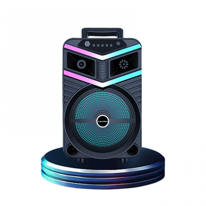 Boxa Bluetooth Portabila Karaoke cu microfon, Sunet Puternic, Design Modern, 8 inch, CS-0814 [1]