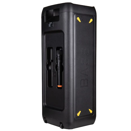 Boxa Bluetooth Portabila RF-2122C-10, putere 300W, Microfon, Telecomanda, lumini disco, bass puternic, slot MicroSD, radio FM , AUX , intrare USB, display LED [3]