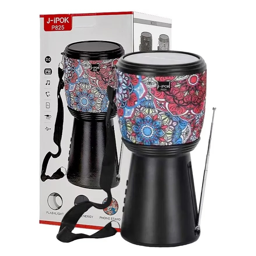 Boxa Portabila Bluetooth cu Incarcare Solara, Radio FM si Lanterna, 10W, Tip Tarabana [5]