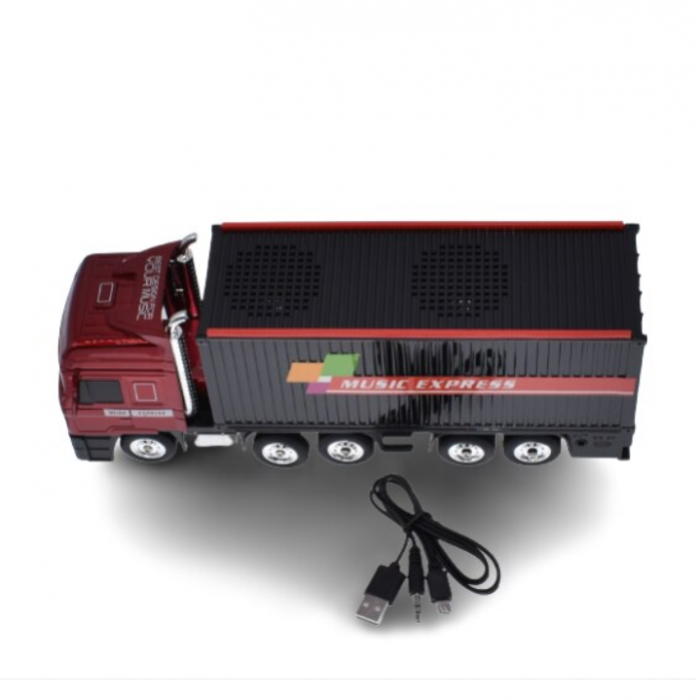 Boxa portabila cu bluetooth, Model Camion, Radio FM, cititor Mp3, Usb/TF, Aux, 10W, [2]