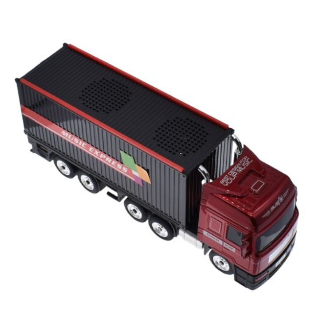 Boxa portabila cu bluetooth, Model Camion, Radio FM, cititor Mp3, Usb/TF, Aux, 10W, [3]