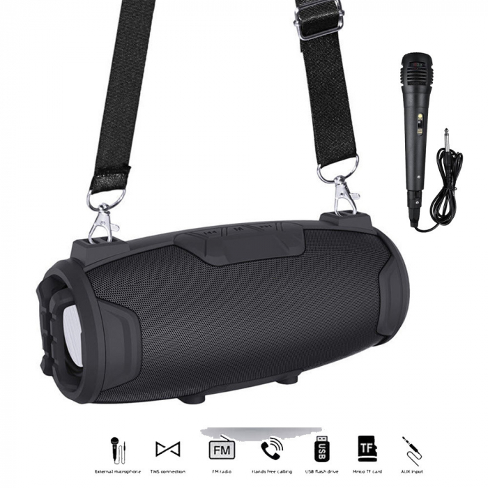 Boxa Portabila cu Microfon si Radio FM, Bluetooth, Andowl Q-YX525 [2]