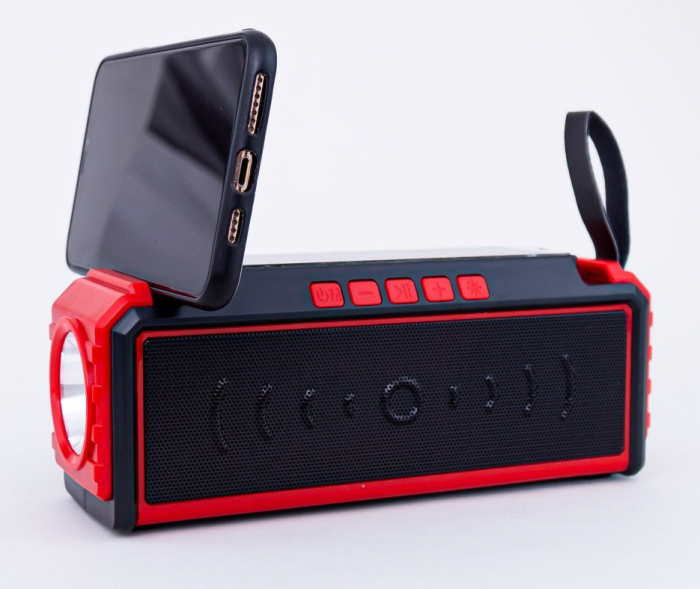 Radio portabil AM/FM/SW cu Boxa Bluetooth, USB, Lanterna, incarcare solara, Panou solar [7]