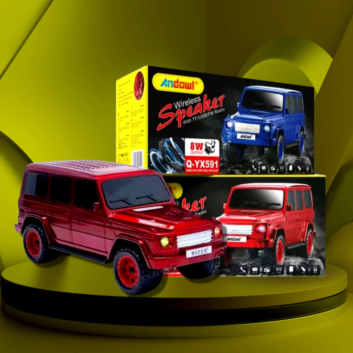 Boxa Portabila tip Masina G Class, Functie Radio, AUX, mp3, Joc de lumini faruri [7]