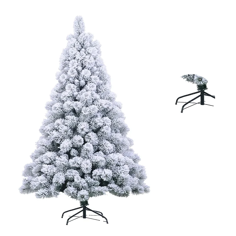 Brad artificial inzapezit, nins, 1.8M inaltime, Model Ace de Pin, Ramuri dese, Include Suport Metalic [8]