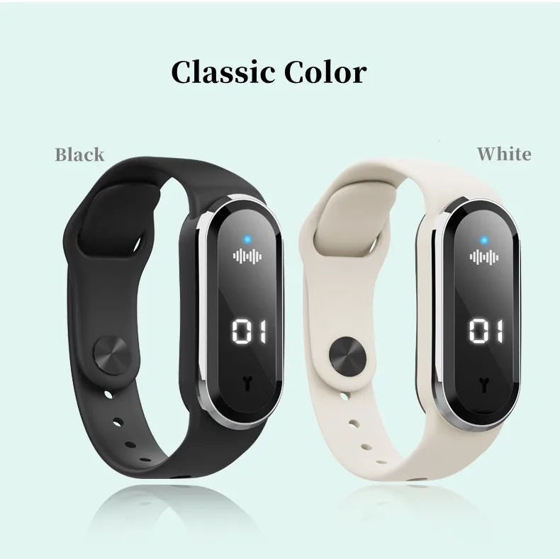 Bratara anti-tantari cu Ultrasunete si Ceas Digital, Model Ultimate, Anti-insecte, Incarcare USB, Rezistenta la apa, Unisex [9]