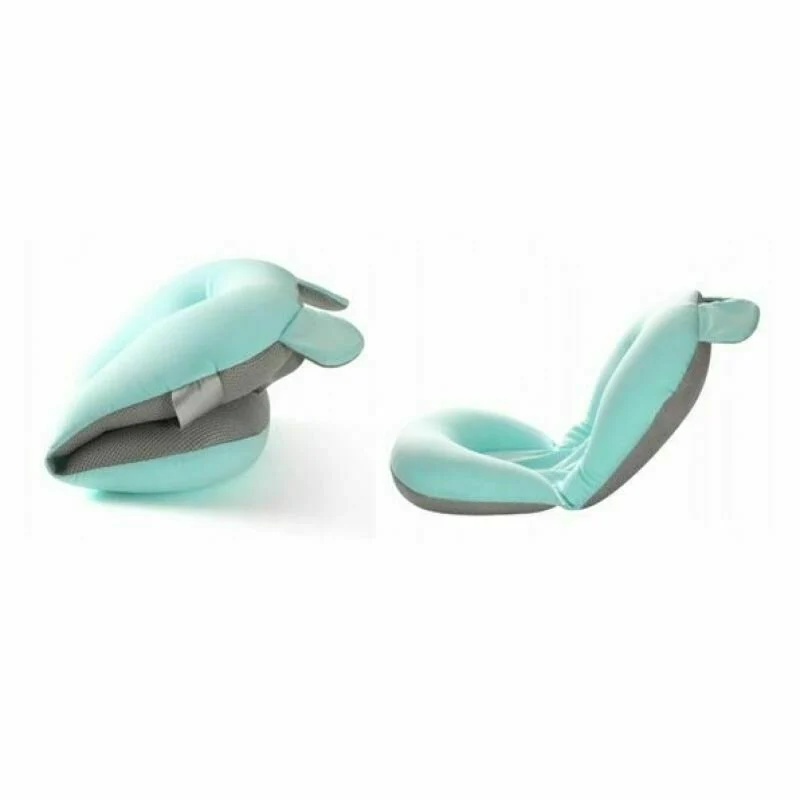 Cadita pliabila pentru bebelusi Premium cu suport pernuta, termometru electronic Incorporat, anatomica, picioruse antiderapante, dop scurgere, agatatoare, Marime 80x50x20, Roz/Albastru [12]