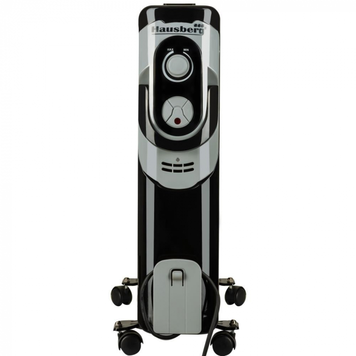 Calorifer electric, 2500 W, 11 elementi, 3 nivele de putere, termostat reglabil, Hausberg HB-8920 [4]
