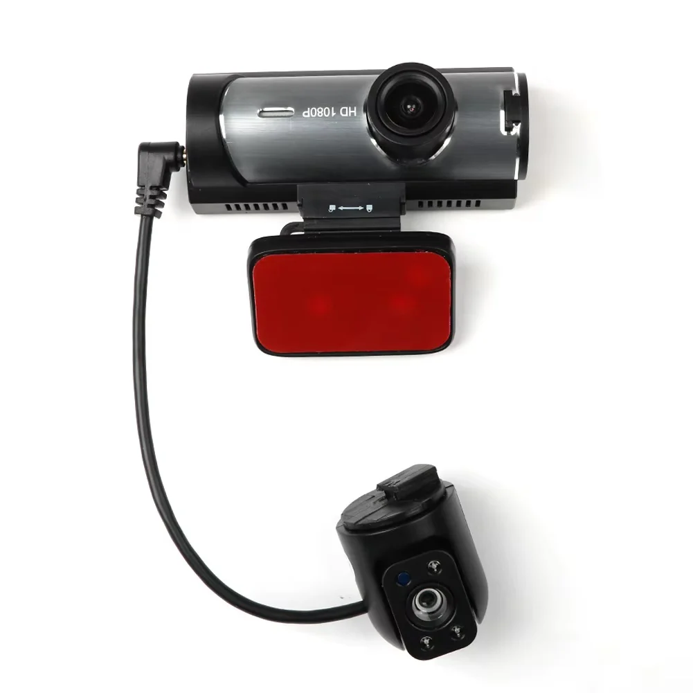 Camera Auto DVR Dubla Fata/Spate 3.16", Full HD 1080P, G-Senzor, IR, 170°, Argintiu [6]