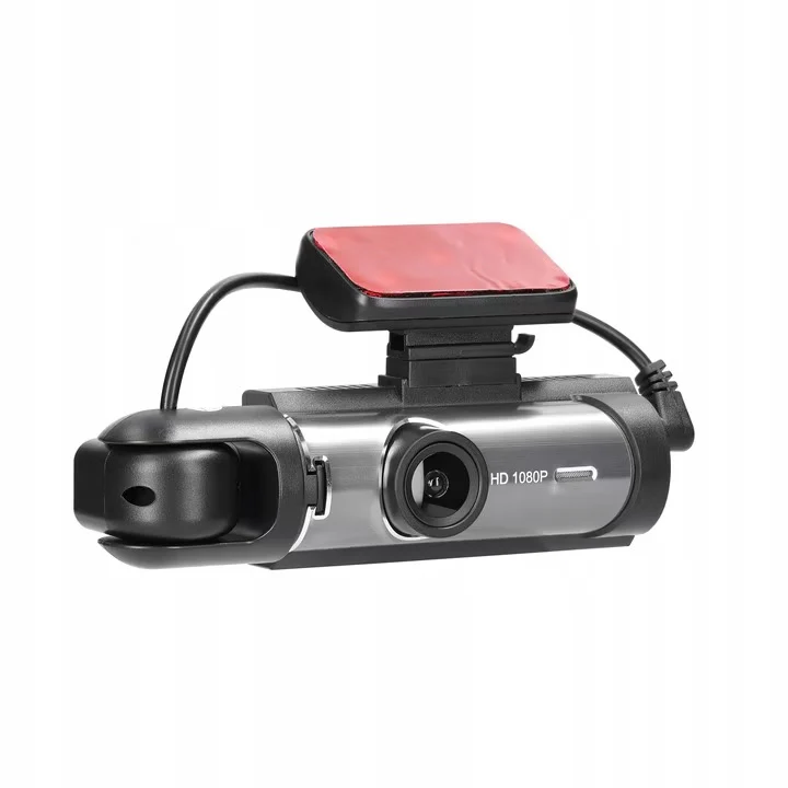 Camera Auto DVR Dubla Fata/Spate 3.16", Full HD 1080P, G-Senzor, IR, 170°, Argintiu [13]