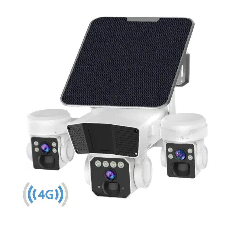 Camera crocodil solar 4G multi-lentile, 12MP, panou solar 20W, stocare in cloud si SD, Rezistenta la apa IP66, Urmarire persoane [12]