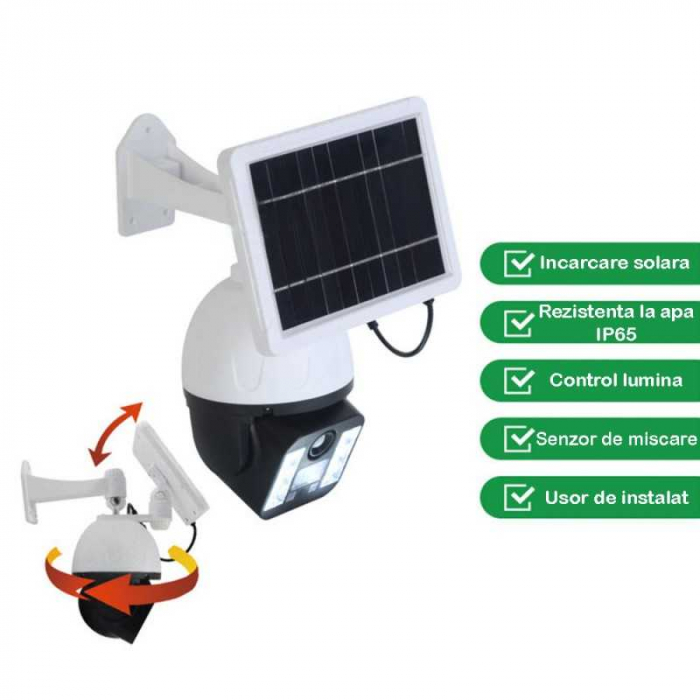 Camera de Supraveghere Falsa cu panou solar 60W [4]