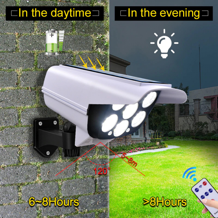 Camera Falsa cu 42 Leduri, Panou solar, Senzor de miscare [5]