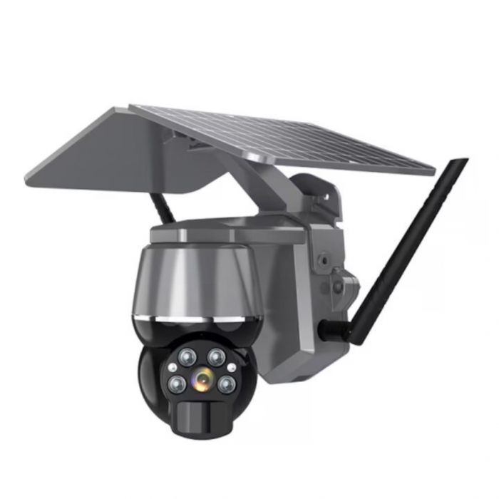 Camera de Supraveghere SIM 4G, 4MP ,exterior, senzor de miscare, panou solar, rotire din aplicatie, Andowl Q-S808 [5]