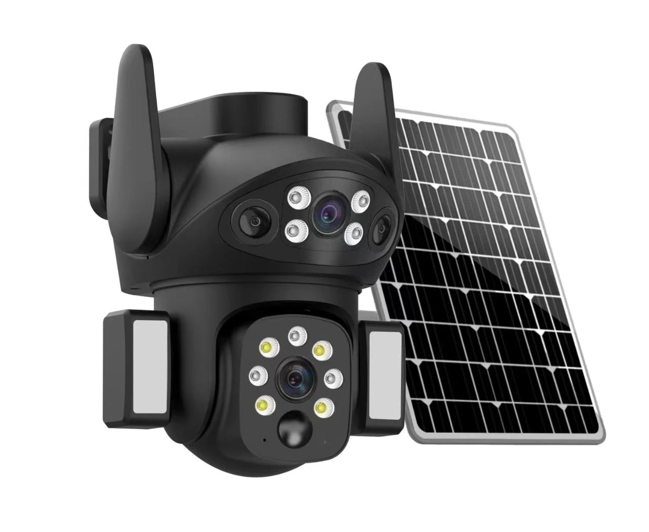 Camera de Supraveghere Solara 4G, 2 Lentile, Rotatie 355 grade, Control din Telefon, Vedere Nocturna, V380 Pro [15]