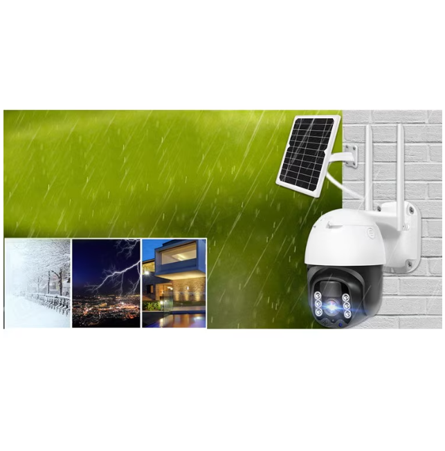 Camera de Supraveghere WiFi cu Panou Solar, Full HD, Acumulator 15600 mAh, pentru Exterior, Rezistenta la apa, Senzor Miscare [9]